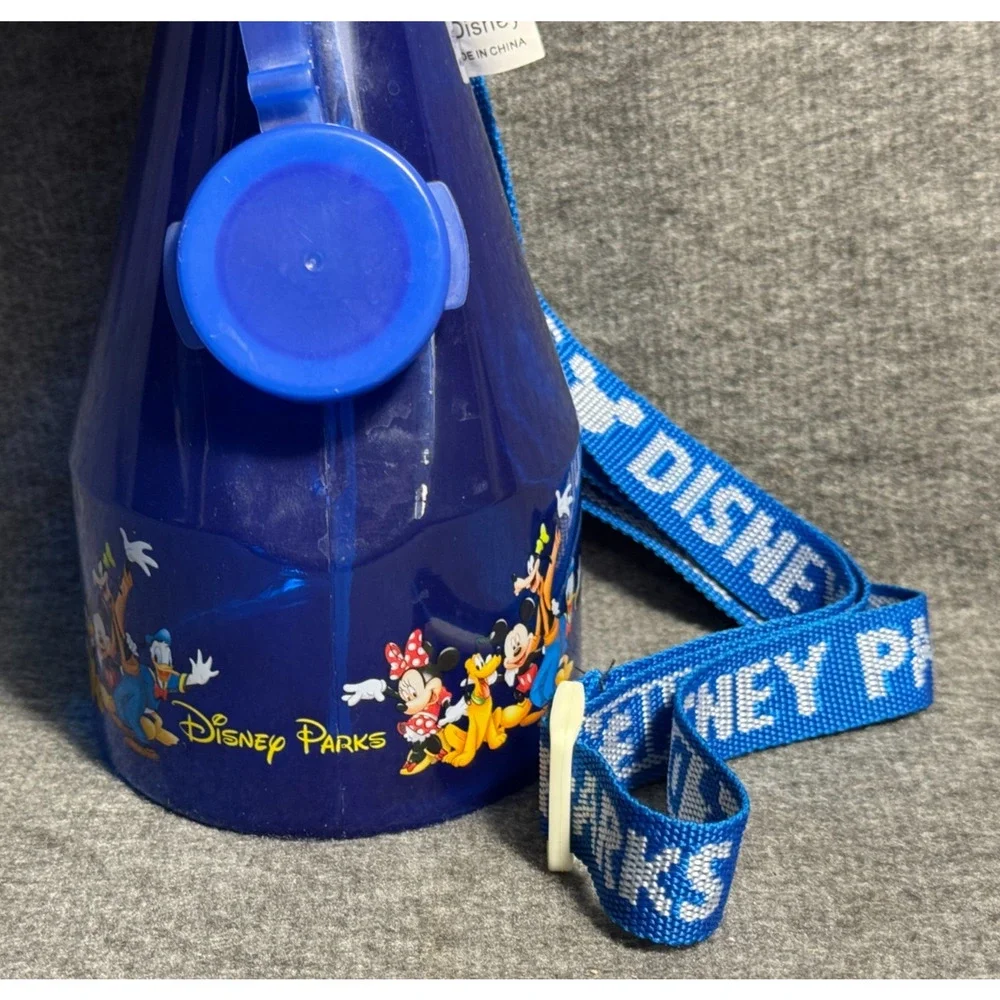 Disney Parks Mickey Mouse Misting Fan Cooling Water Spray Bottle With Lanyard